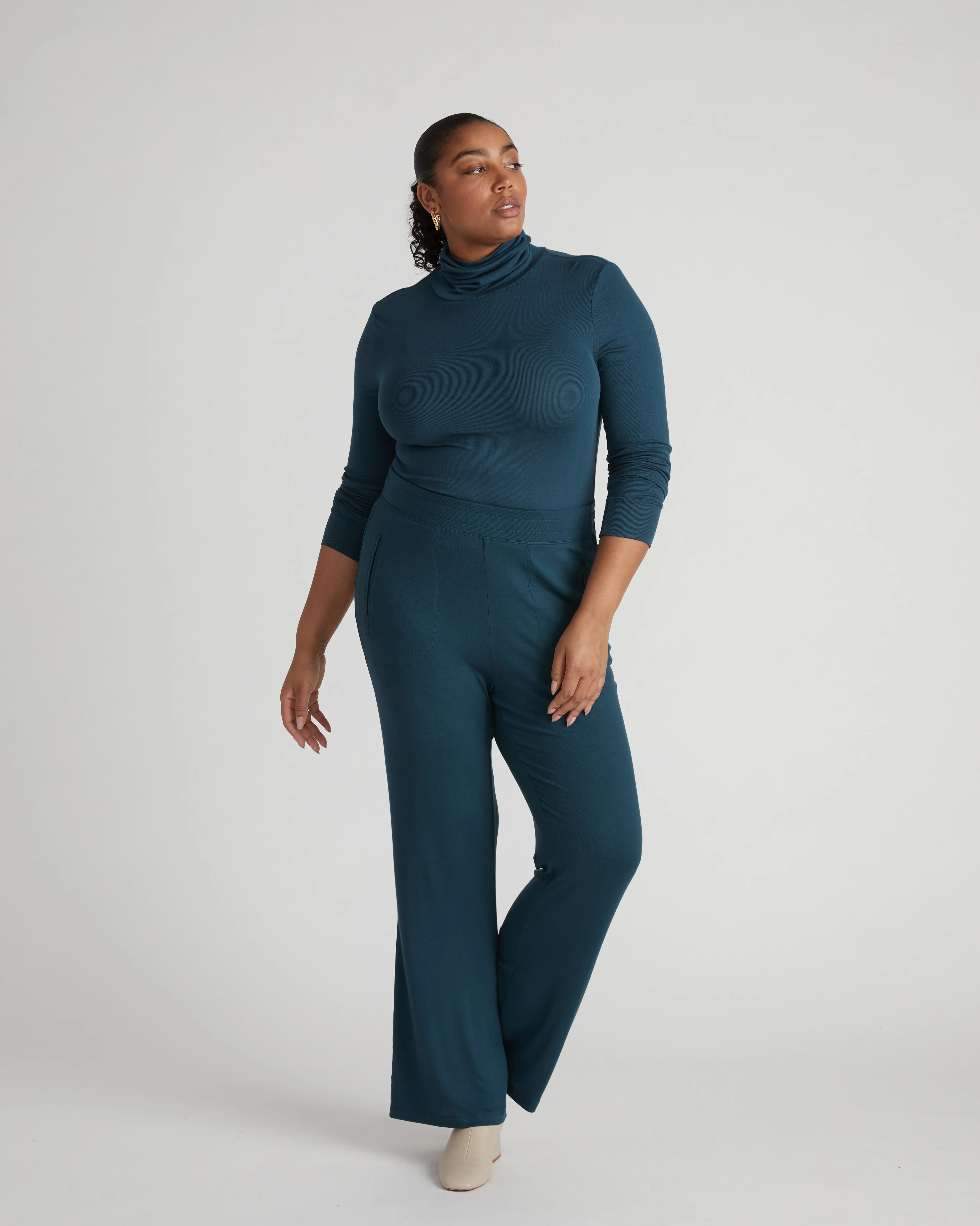 Cloud Rib Mola Pant - Deep Sea